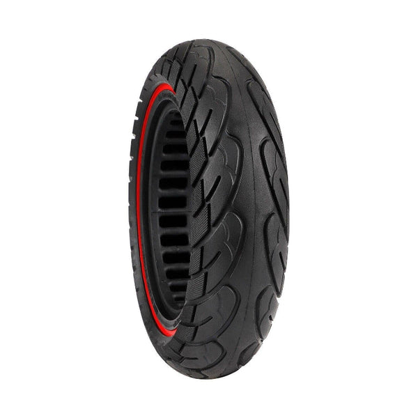 Ninebot Max G30 Solid Rubber Scooter Tire 10 Inch By 2.5 Red Line Accessories Parts