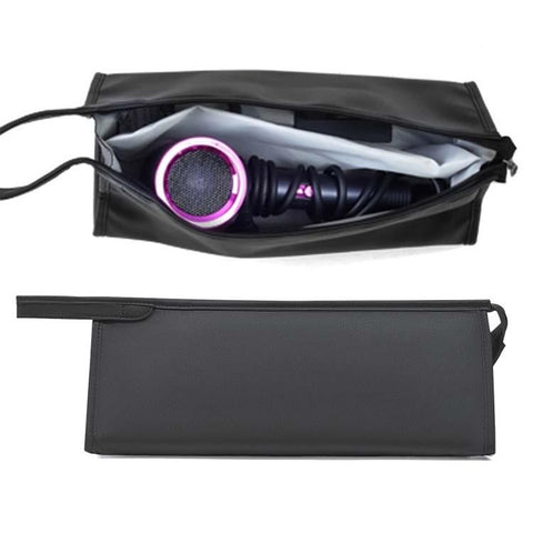 Black Hair Dryer Storage Package With Protective Cover And Roll Hair Dryers
