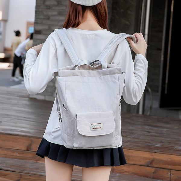 Large Waterproof Usb Laptop Backpack In Grey For Secure Travel And Storage Laptop Cases & Bags