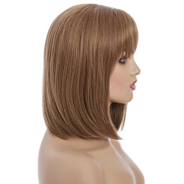 Silk Short Wig For Women High Temperature Resistant Hair Extensions