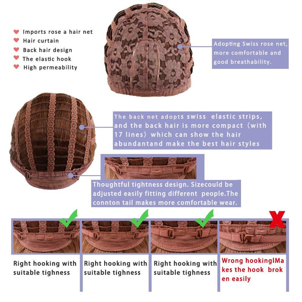 Silk Short Wig For Women High Temperature Resistant Hair Extensions