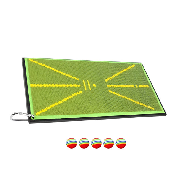 Djd038 Golf Batting Pad With Sponge Balls For Swing Training And Improvement Swing Trainers