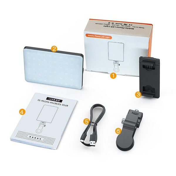 5 Watt Mobile Phone Fill Light With Screen For Live Broadcast And Pocket Use Other Mobile Accessories