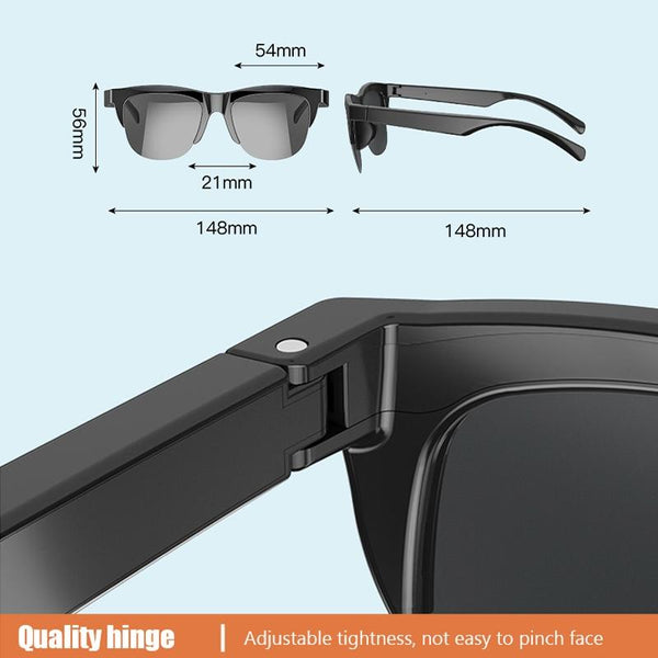 Bluetooth 5.3 Smart With Wireless Headset And Anti Glare Lenses Sunglasses