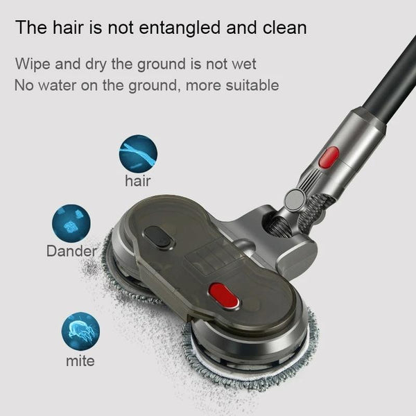 Electric Wet Dry Mopping Head With Water Tank For Dyson V15 Vacuum Cleaner Mop & Broom Accessories