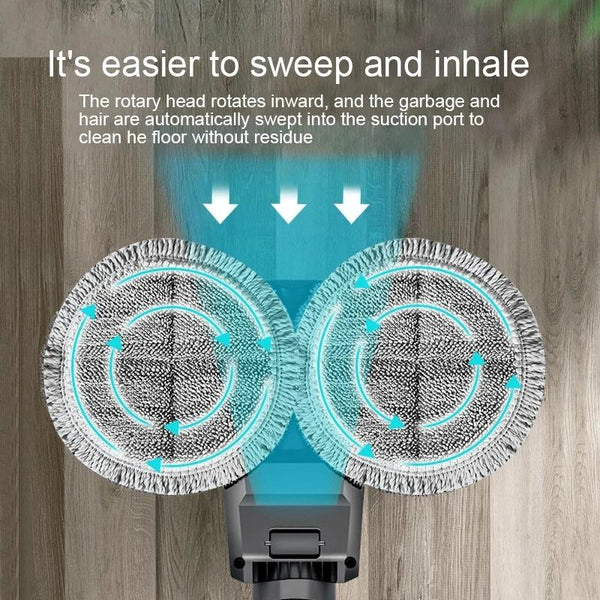 Electric Wet Dry Mopping Head With Water Tank For Dyson V15 Vacuum Cleaner Mop & Broom Accessories