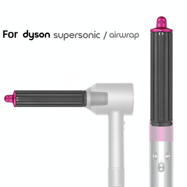 Enhanced Long Curling Nozzle For Dyson Airwrap Hair Dryer In Rose Red Straightening & Curling Irons