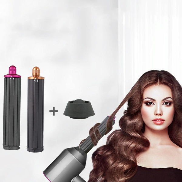 Upgraded Long Curling Barrels For Dyson Airwrap Hair Dryer With Short Adapter Straightening & Curling Irons