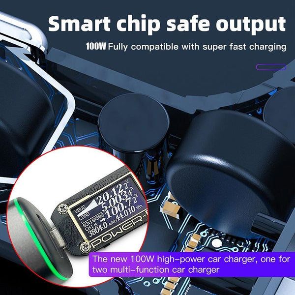 100W 2 In Car Charger For Dji Mavic 3 Mini Chargers & Cradles