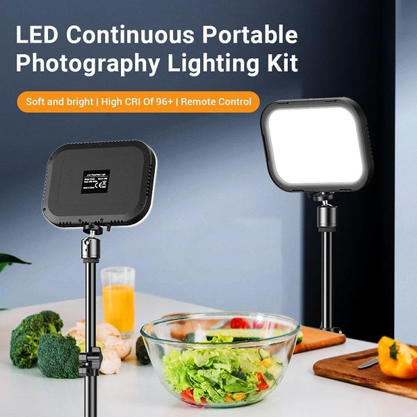 Live Portrait Soft Light Dual Bracket With Four Colour Fill Lighting System Selfie Lights