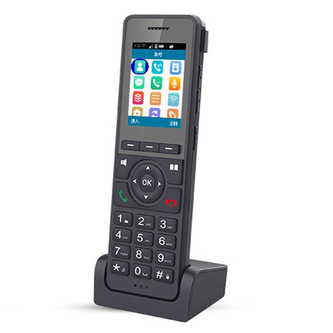 Wireless Handheld Voip Phone With Wifi And 4G Charging Base For Home Use Cordless Telephones