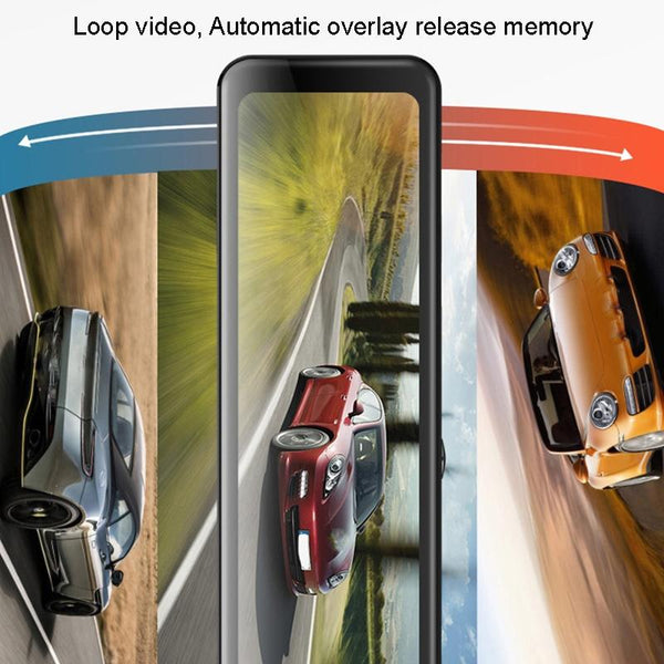 Large Screen Dual Car Recorder With 4K Front And 1080P Rear Cameras Night Vision Rear View Monitors/Cams & Kits