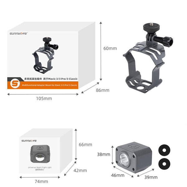 Camera Mount For Mavic 3 Pro And Classic With Insta360 X3 Compatibility Other Camera & Photo Accs