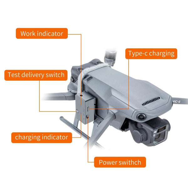 Robotic Arm Aerial Thrower For Dji Mavic 3 Series Remote Payload Delivery System Camera Drone Accessories