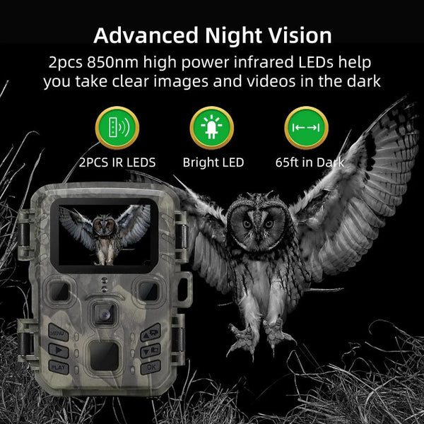 20 Megapixel Trail Camera With Night Vision And Wildlife Scouting Features Digital Cameras