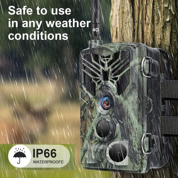 Outdoor 4G Night Vision Trail Camera With Infrared And Remote Control Functionality Digital Cameras
