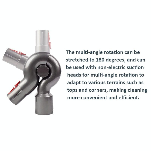 Top Adapter For Dyson V7 V8 V10 V11 V15 Steering Elbow Hose Vacuum Cleaner Parts