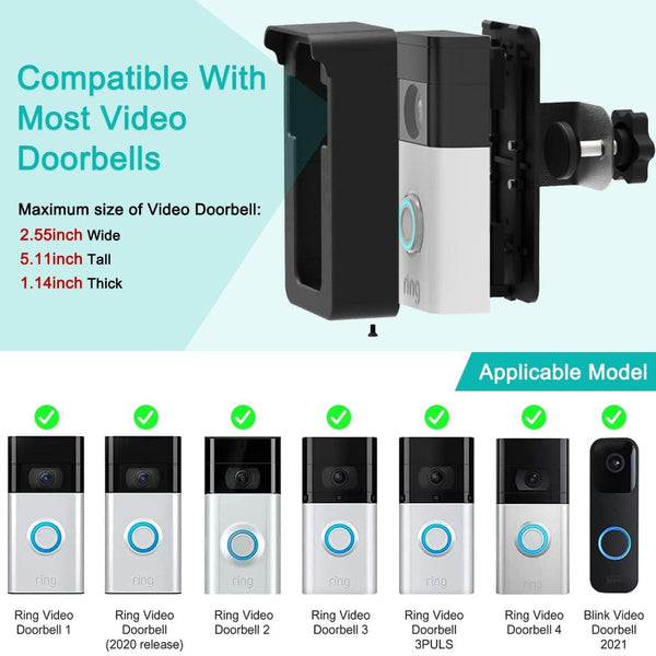 Universal Anti Theft Overhead Bracket For Blink And Google Ring Doorbell Smart Doorbell Parts