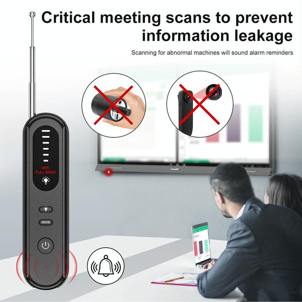 Wireless Anti Eavesdropping Loctor Technology Detector With Alarm For Enhanced Privacy Protection Gps