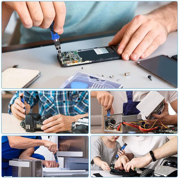 124 Piece Multipurpose Screwdriver Set For Electronics And Household Repairs Screwdrivers & Nutdrivers