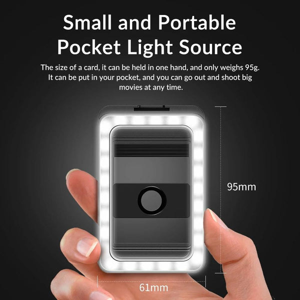 Universal Mobile Phone Clip With Multifunctional Fill Light And Thread Interface Selfie Lights
