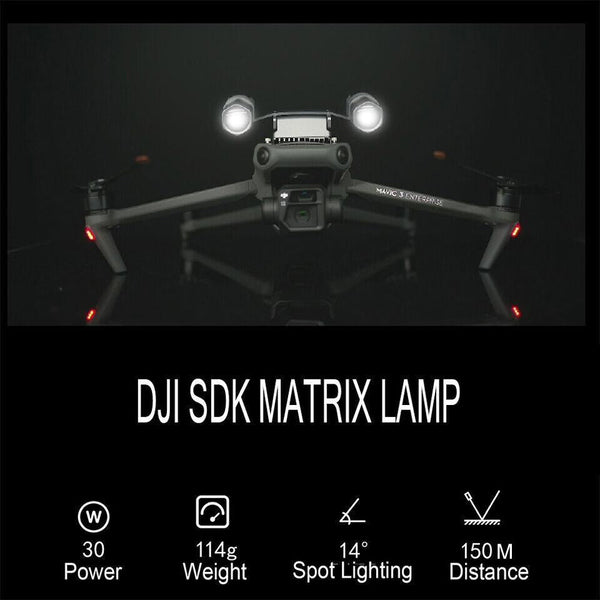 Jz T30 Matrix Lamp Spotlight For Dji Mavic 3E And 3T With Adjustable Brightness Camera Drone Accessories