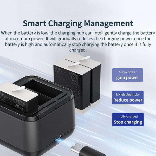 For Gopro Hero Battery Charger Seat Efficient Charging And Storage Solutions Chargers & Cradles