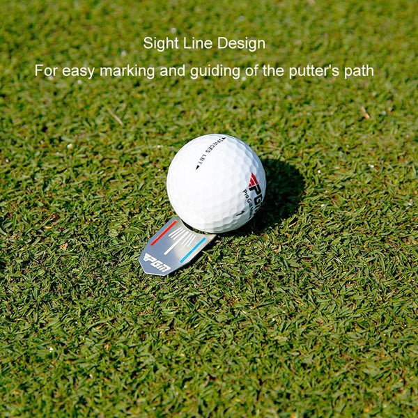 Metal Golf Green Fork Fairway Repair With Detachable Markers And Aiming Line Ball Markers