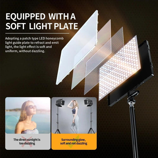 Dual Temperature Photography Fill Light Set For Studio Lighting And Camera Use Other Lighting & Studio