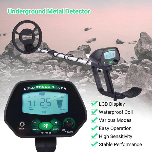 Outdoor Archeology Underground Metal Detector Set Hunt Treasure Necklace Ring Coins Metal Detectors