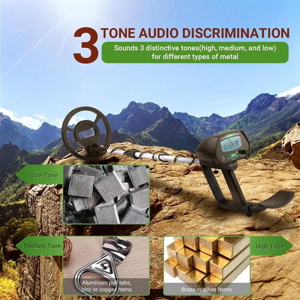 Outdoor Archeology Underground Metal Detector Set Hunt Treasure Necklace Ring Coins Metal Detectors