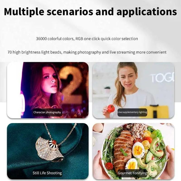 Rgb Fill Light For Handheld Photography And Live Streaming Applications Other Lighting & Studio