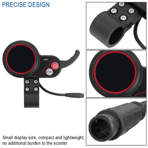 6 Pin Electric Scooter Display For Kaabo Mantis 8 / 10 Wolf Warrior X Accessories Parts