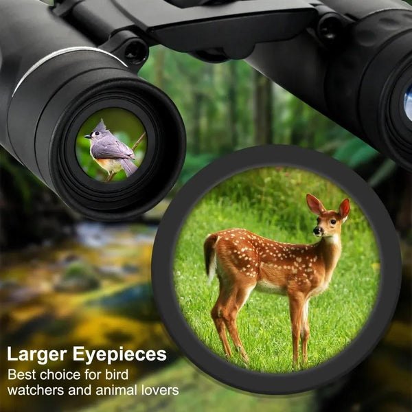 High Power Mini Binoculars For Low Light Night Vision With 8X Magnification Binoculars & Monoculars