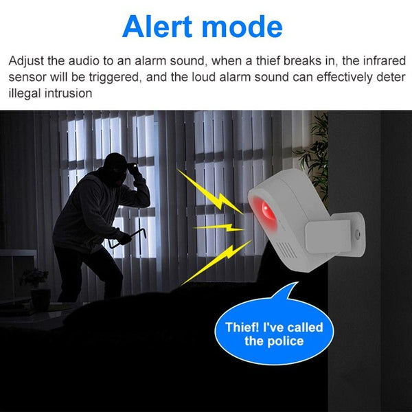 Smart Infrared Sensor Doorbell With Recordable Voice Prompt And Loudspeaker Smart Doorbells