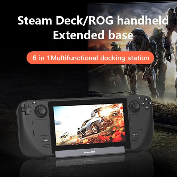 6 In Type C Docking Station For Steam Deck And Rog Blueendless Ds601 Console Chargers & Docking Stations