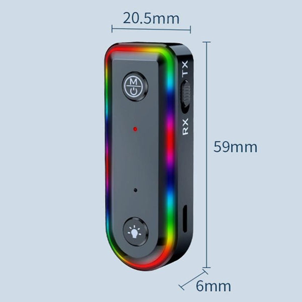 Bluetooth Audio Receiver With Rgb Light And Car Launcher Receivers