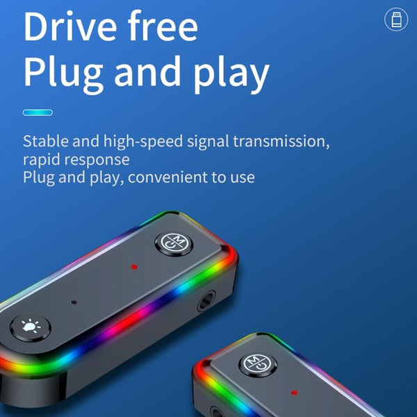 Bluetooth Audio Receiver With Rgb Light And Car Launcher Receivers
