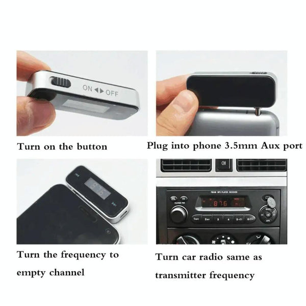 Mini Wireless Car Mp3 Player With 3.5 Millimetre Audio Transmitter Other Car Audio