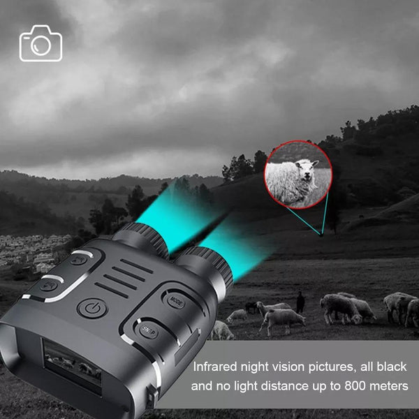 1080P High Definition Binocular With Infrared Night Vision And 5X Zoom Capability Binoculars & Monoculars