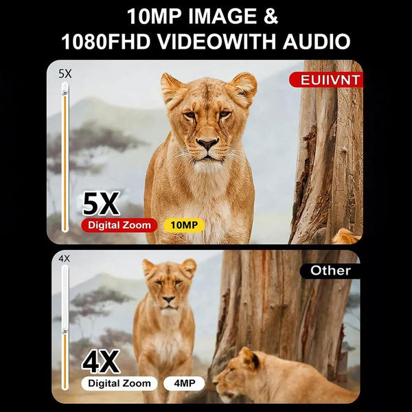 1080P High Definition Binocular With Infrared Night Vision And 5X Zoom Capability Binoculars & Monoculars