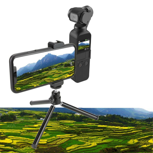 Versatile Aluminium Tripod For Dji Pocket With Multi Functional Applications Tripods & Monopods