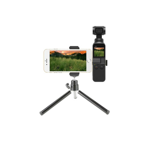 Versatile Aluminium Tripod For Dji Pocket With Multi Functional Applications Tripods & Monopods