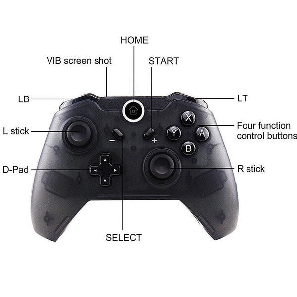 Pro Wireless Gamepad For Nintendo Switch Compact Ergonomic Bluetooth Controller Controllers & Attachments
