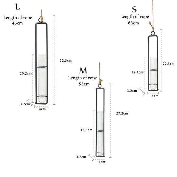 Charming Iron Art Glass Wall Hanging For Home Gardening Small Size Wall Hangings