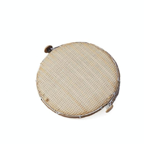 Medium Round Bamboo Woven Dustpan Basket For Household Storage Baskets