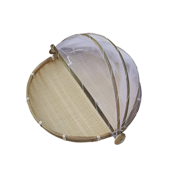 42Cm Round Bamboo Woven Dustpan Basket Household Storage Storage Bins & Baskets