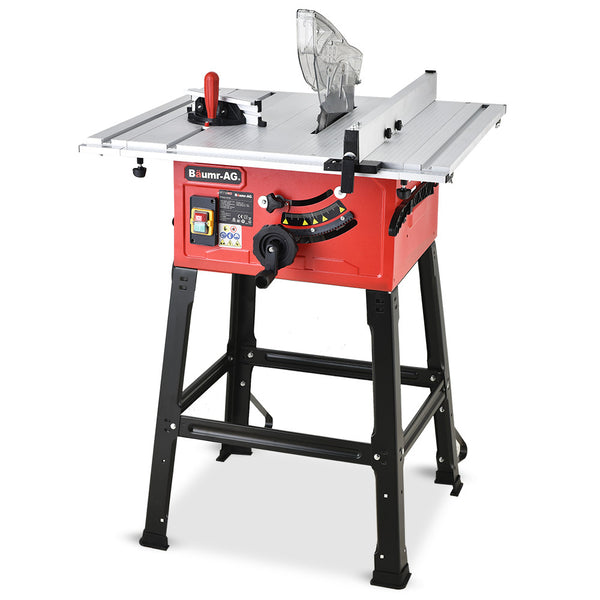 Baumr Ag Baumr Ag 2000W 254Mm Corded Table Saw With Stand Extendable Laser Guide Table Saws