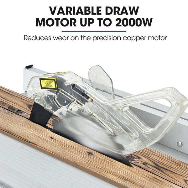 Baumr Ag 2000W 254Mm Corded Table Saw With Stand Extendable Laser Guide Table Saws