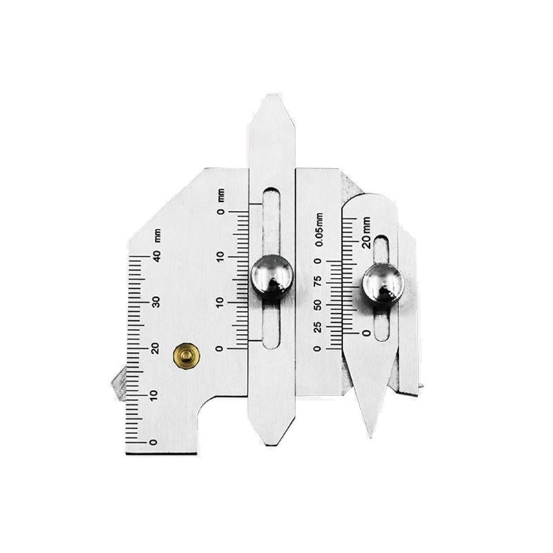 Stainless Steel Welding Inspection Ruler Hjc40 For Industrial Applications Rulers